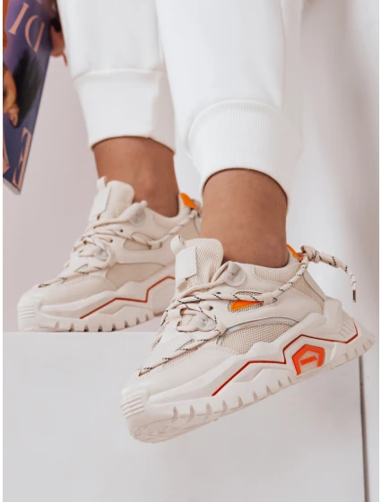 Dámské béžové tenisky ORIS FashionStreet ZY0098
