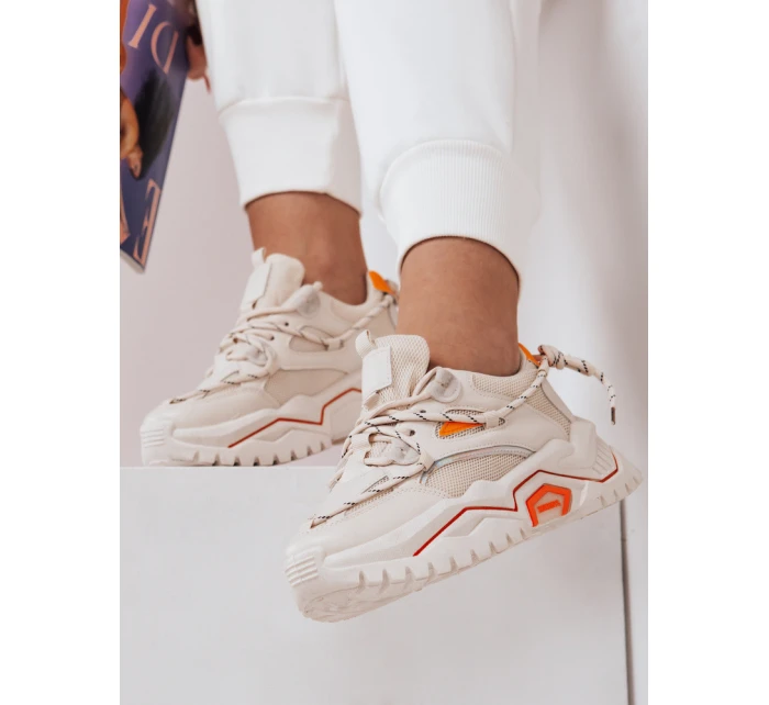 Dámské béžové tenisky ORIS FashionStreet ZY0098