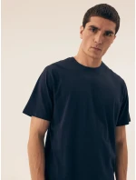 Pánské pyžamo 42601 Shore dark blue - HENDERSON Pánské pyžamo 42601 Shore dark blue - HENDERSON