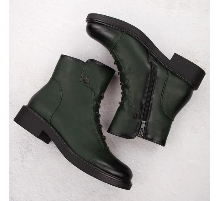 Zateplené boty W model 21305006 - JEZZI Zateplené boty W model 21305006 - JEZZI