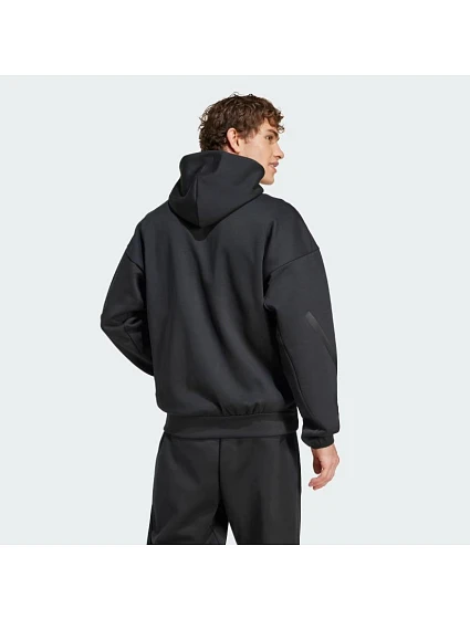 Pánská mikina s kapucí  FullZip Black model 22053448 - ADIDAS