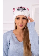 Dámská čepice  bílá model 18751615 - K-Fashion