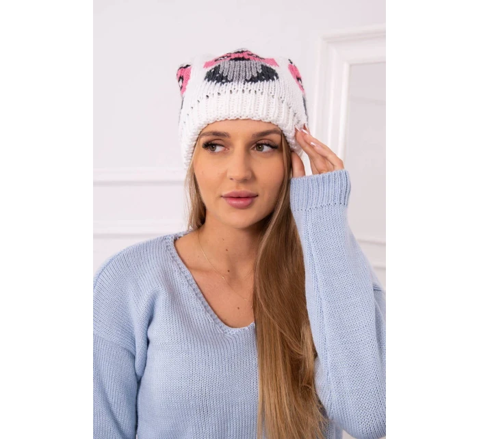 Dámská čepice  bílá model 18751615 - K-Fashion