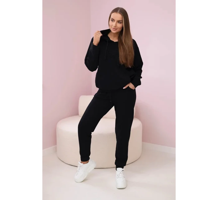 Bavlněná souprava Kesi Luxury černý Bavlněná souprava Kesi Luxury černý