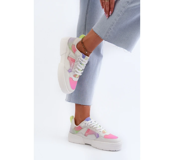 Dámské tenisky Big Star NN274359 s paměťovou pěnou systému Memory Foam v multifunkčním vzoru Dámské tenisky Big Star NN274359 s paměťovou pěnou systému Memory Foam v multifunkčním vzoru