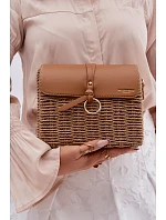 Malá Pletená Kabelka s Řetízkem Hnědá Renara