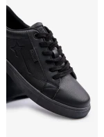 Pánské Tenisky Z Eko Kůže Big Star Hi-Poly System Černé Pánské Tenisky Z Eko Kůže Big Star Hi-Poly System Černé