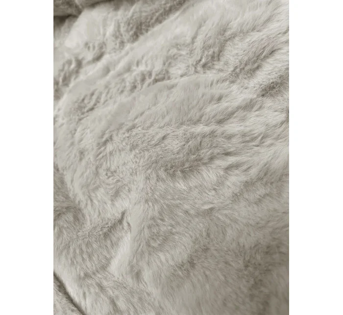 Světle zelená dámská zimní bunda s kapucí Glakate model 21247453 - Miss TiTi