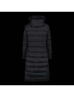 Dámský zimní dlouhý kabát CMP zateplená bunda s kapucí černá (34K0046F/U901)