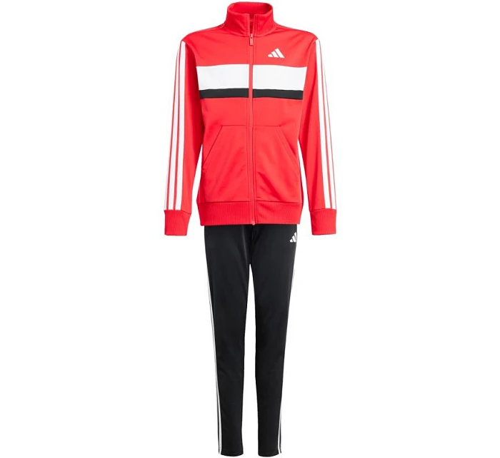 Dětská tepláková souprava  Essentials 3Stripes Tricot červená/černá model 21465429 - ADIDAS