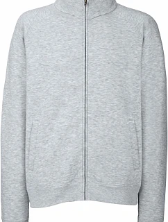 Fruit of the Loom Premium Sweat Jacket Mikina 16.2228 heather grey