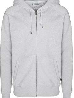 Unisex mikina s kapucí 74. grey melange model 22413172 - Pure Waste