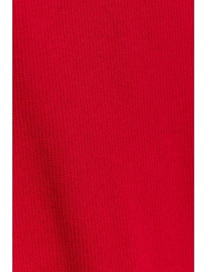 Pletené šaty se rameny červené model 20515104 - Moe