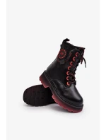 Dětské zateplené boty Black Askya Dětské zateplené boty Black Askya