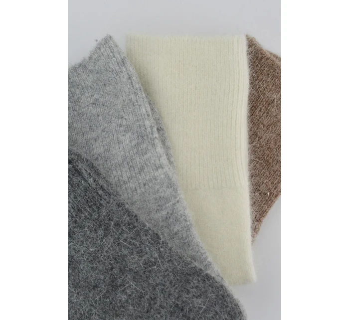 PONOŽKY BEZ TLAKU HLADKÉ S ANGORSKOU PŘÍZÍ SB082