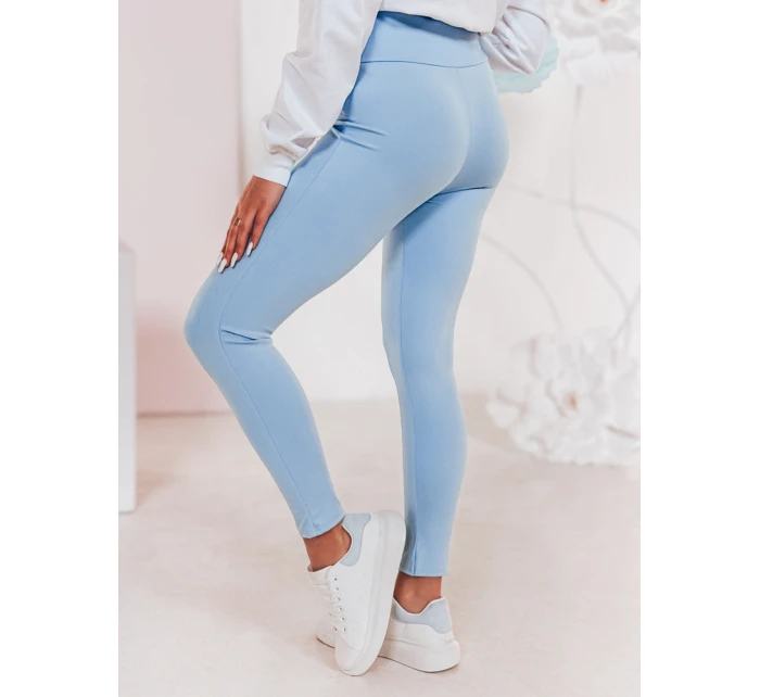 Dámské legíny s vysokým pasem SOFLEGG modré FashionStreet UY2512