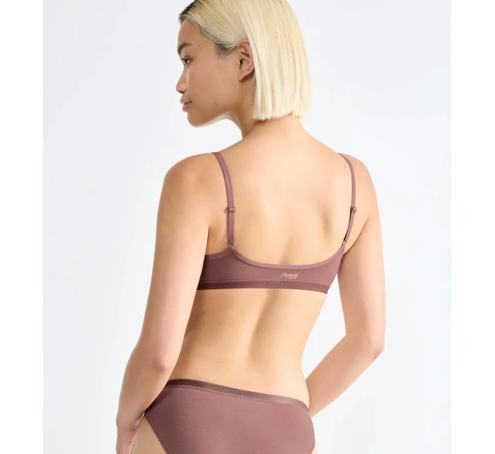 sloggi GO Daily Cotton Top - BROWN - SLOGGI BROWN - SLOGGI