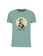 Personalizované dámské tričko s výřezem fotky na podkladu