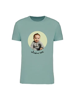 Personalizované dámské tričko s výřezem fotky na podkladu