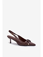 Sandály na podpatku  model 225956 Step in style