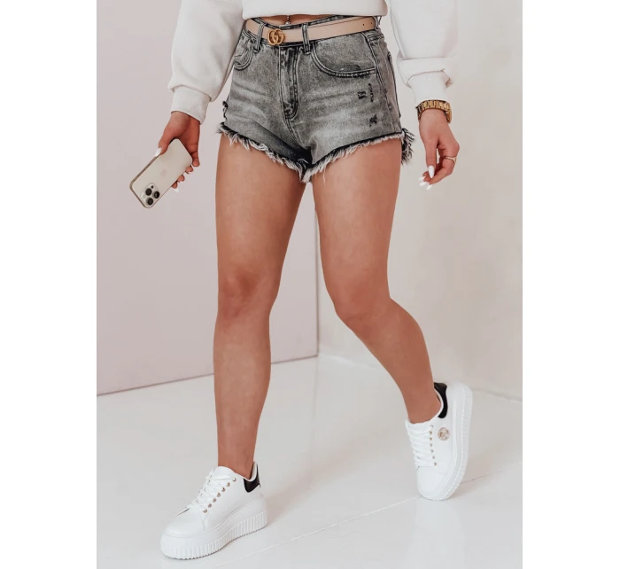 Dámské džínové šortky SHORT LIFE grey FashionStreet SY0478