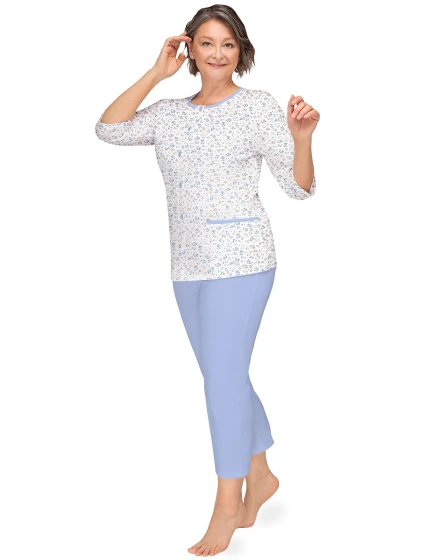 Pyžamo Martel Kasia II 266 3/4 M-3XL rozepínací