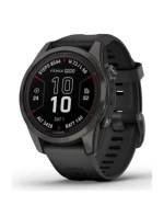Hodinky Garmin Fenix 7S Pro 42mm Sapphire Solar šedé titanové DLC s černým řemínkem Hodinky Garmin Fenix 7S Pro 42mm Sapphire Solar šedé titanové DLC s černým řemínkem