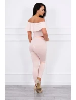 Frill set pudr růžový