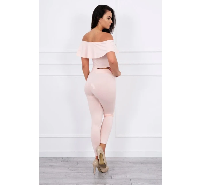 Frill set pudr růžový