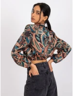 Halenka DHJ BZ 15170.39 černá a béžová