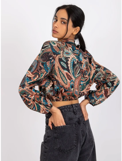 Halenka DHJ BZ 15170.39 černá a béžová