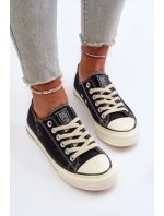 Dámské nízké tenisky Big Star Černé Dámské nízké tenisky Big Star Černé