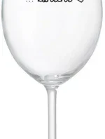 ...KONEČNĚ - čirá sklenice na víno 350 ml