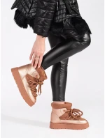 Exkluzívní sněhule hnědé dámské platforma Exkluzívní sněhule hnědé dámské platforma