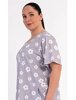 Dámské domácí šaty s krátkým rukávem model 22405181 - Vienetta Dámské domácí šaty s krátkým rukávem model 22405181 - Vienetta