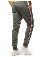 Pánské antracitové tepláky Dstreet UX3623 Pánské antracitové tepláky Dstreet UX3623