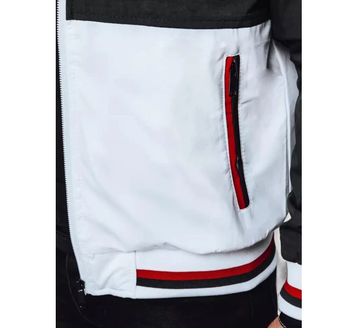 FashionStreet pánská přechodná bílá bunda TX4352