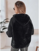 Dámská alpaková bunda KATHERINE black FashionStreet NY0481z Dámská alpaková bunda KATHERINE black FashionStreet NY0481z