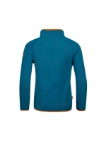 Unisex fleecová mikina Trollkids Kids Nordland Half Zip deep lagoon/cinnamon lehká a prodyšná modrá (707-178)