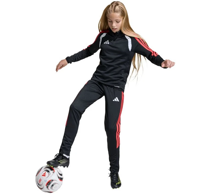 Dětské kalhoty Tiro 26 League Slim černočervené model 21838160 - ADIDAS