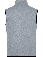 JN Pánská pletená fleecová vesta se stojáčkem 02.0 light grey model 22489664 - Daiber JN Pánská pletená fleecová vesta se stojáčkem 02.0 light grey model 22489664 - Daiber