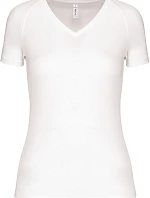 Kariban ProAct PA 477 Dámské sportovní tričko s výstřihem do V 20.P477 white