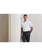 Premier PR 246 Popelínová elastická košile s kr. rukávem 39.0246 white