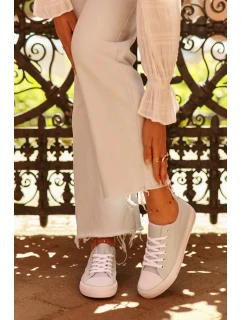 Dámské látkové klasické nízké tenisky máta model 21662384 - Boto