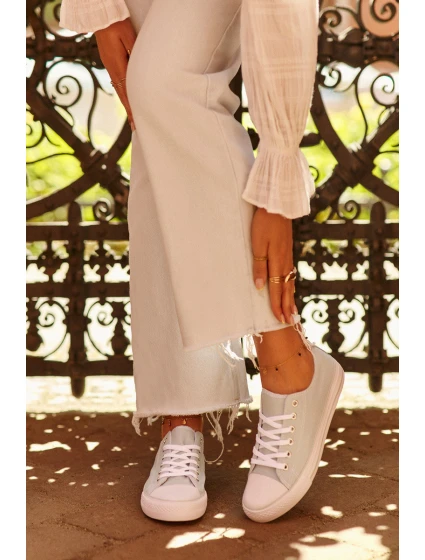 Dámské látkové klasické nízké tenisky máta model 21662384 - Boto Dámské látkové klasické nízké tenisky máta model 21662384 - Boto