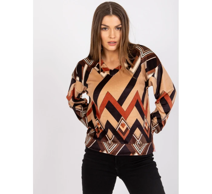 Halenka DHJ BZ 6033 1.49P černá a béžová