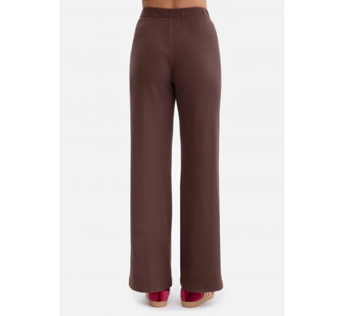 Kalhoty z úpletu hnědé model 21379852 - BeWear