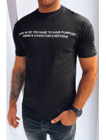 Pánské tričko s černým potiskem Dstreet RX5194