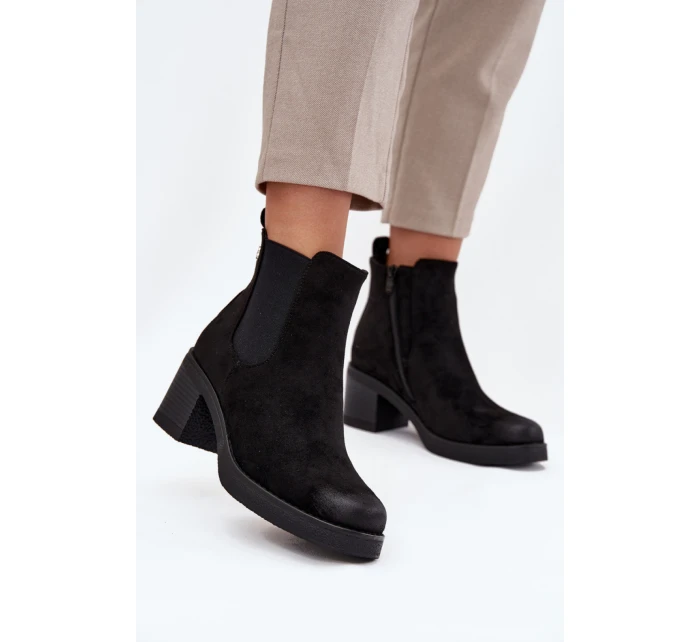 Dámské boty XJ-818A černé - Step in style