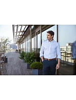 Kontrastní košile s dl. rukávem vzor rybí kost 11. grey model 22476056 - Russell Athletic Kontrastní košile s dl. rukávem vzor rybí kost 11. grey model 22476056 - Russell Athletic